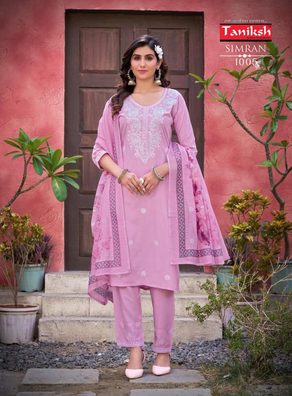 Taniksh Simran Vol 1 Rayon Kurti Bottom With Dupatta